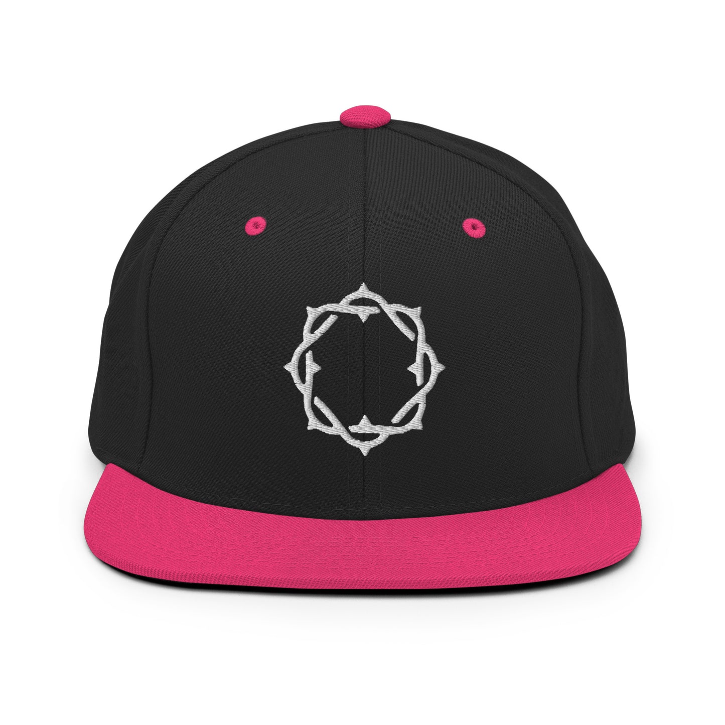 Embroidered Snapback Hat