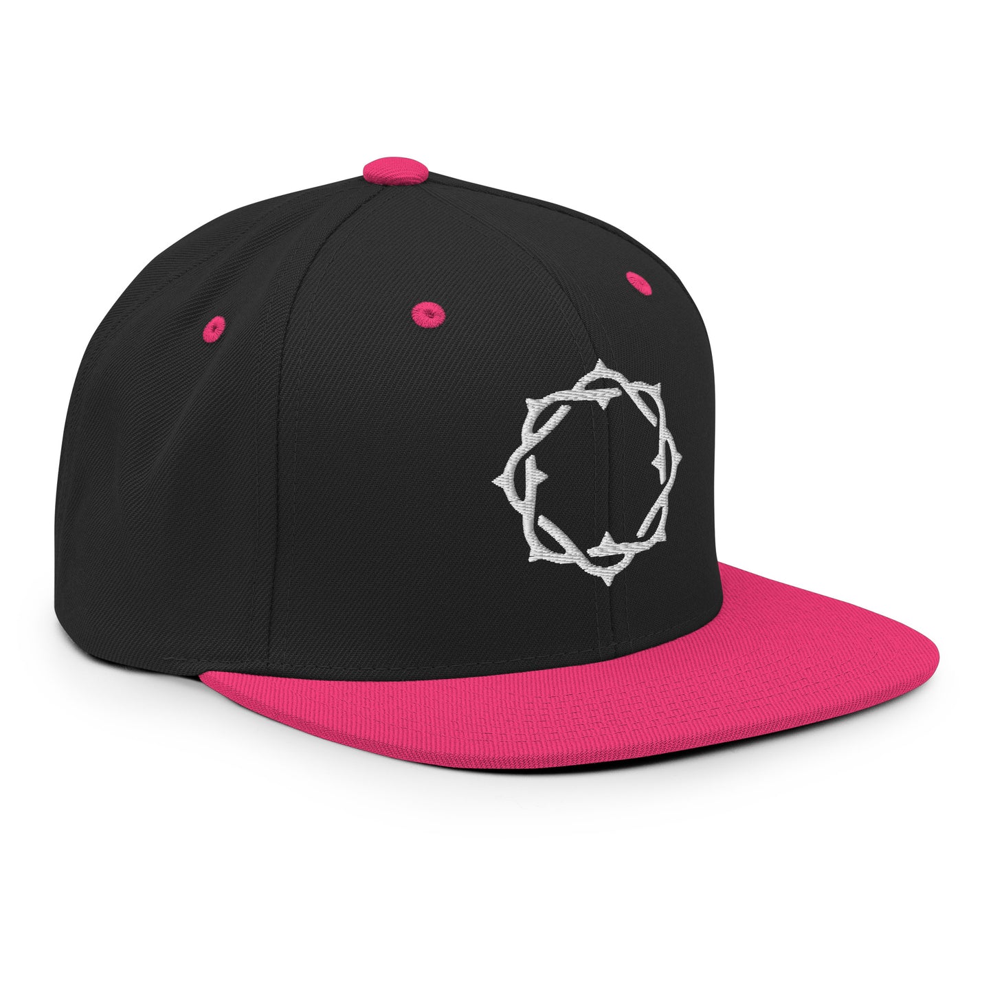 Embroidered Snapback Hat