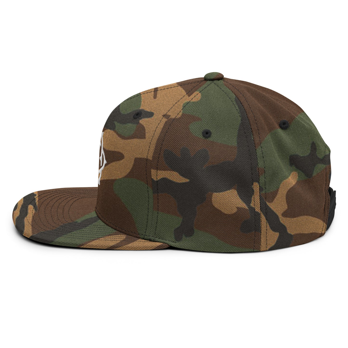 Embroidered Snapback Hat