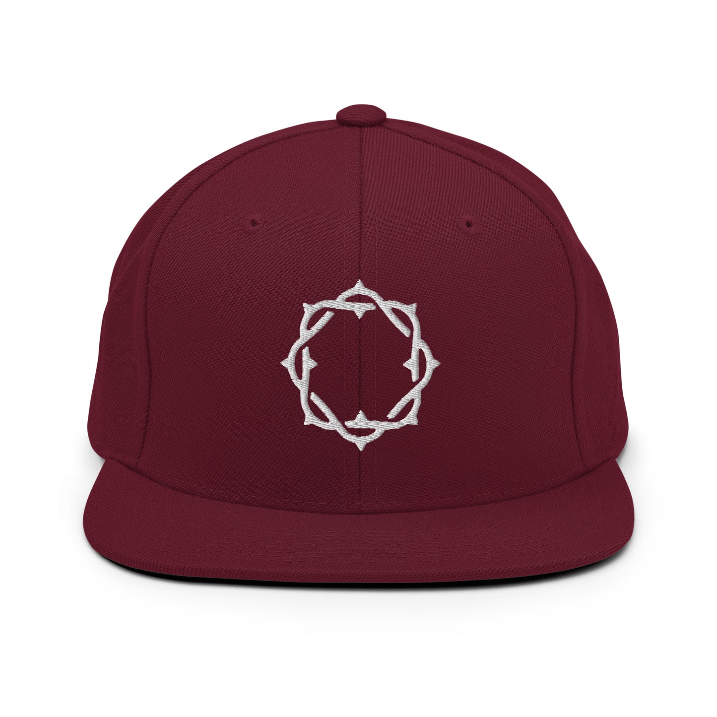 Embroidered Snapback Hat