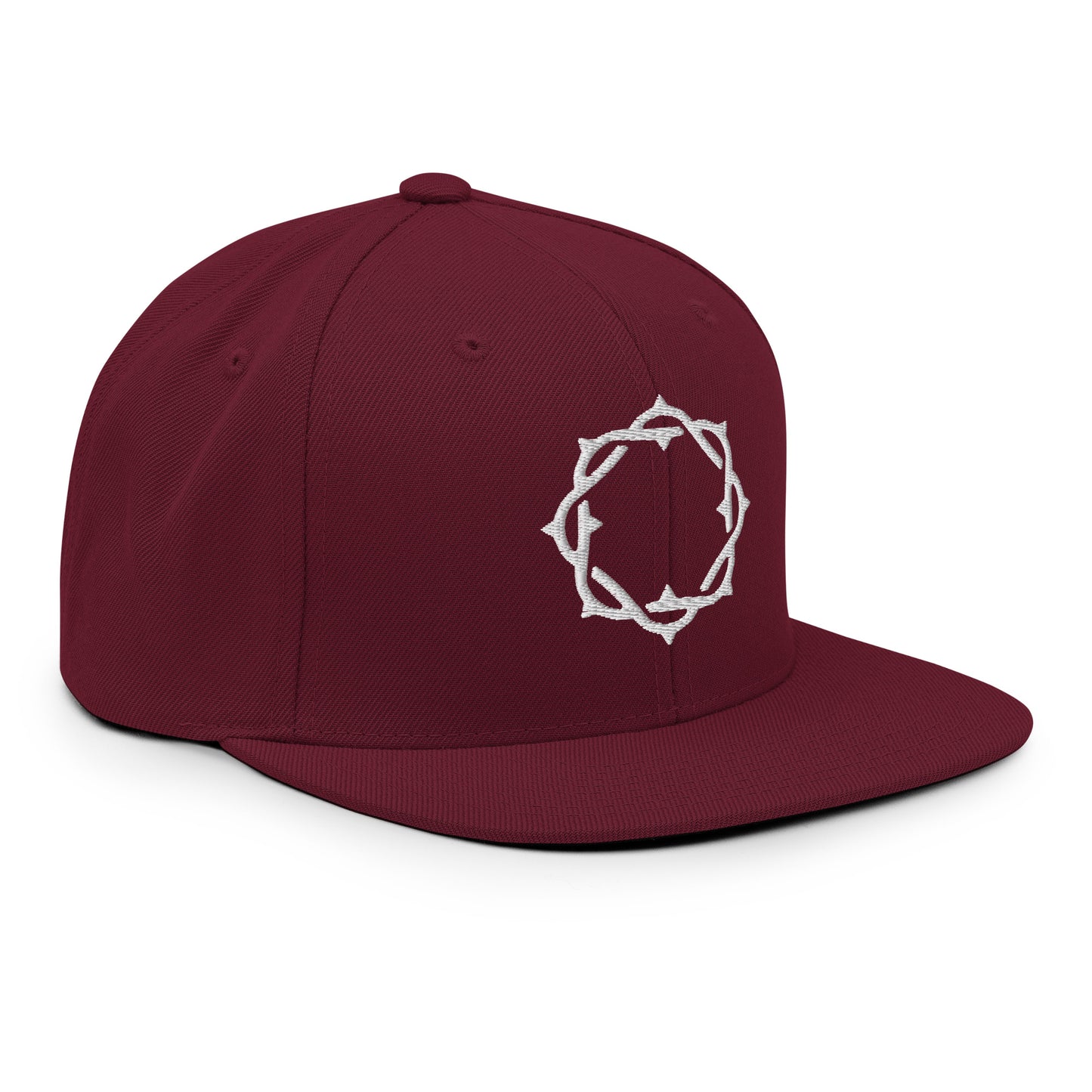 Embroidered Snapback Hat