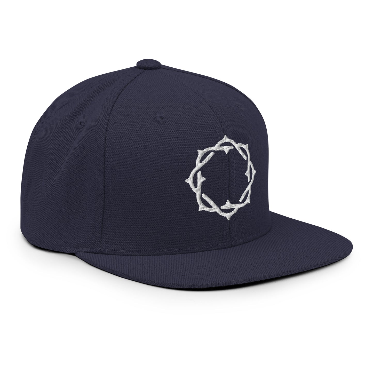 Embroidered Snapback Hat
